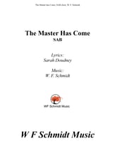 The Master Has Come SAB choral sheet music cover